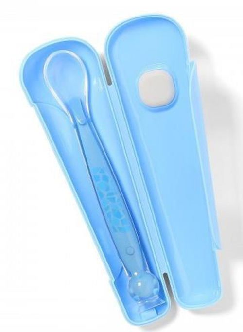 купить Посуда для кормления BabyOno 1462/01 Lingura-rozatoare din silicon cu ventuza в Кишинёве 