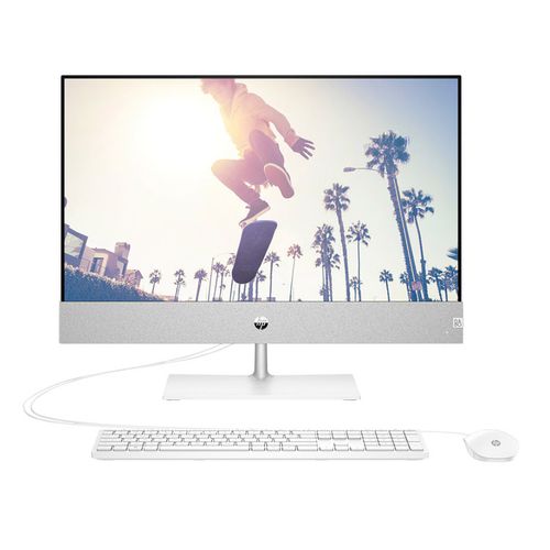 cumpără Monobloc PC Computer 24 HP Pavilion 24-ca0021ur All-in-One Silver, AMD Ryzen 5 5500U 2.1-4.0GHz/8GB DDR4/SSD 512GB/AMD Radeon Graphics/Webcam/Speakers 2x2.5W/WiFi 6+BT 5/Gigabit LAN/23.8 FHD (1920x1080) IPS Anti-glare/Keyboard & Mouse/FreeDOS / 58K25EA / All-In-One / AIO în Chișinău 