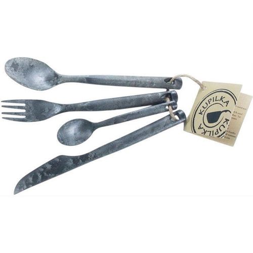 купить Посуда походная Kupilka 971746 KCUTK0 Набор стол.приборов 4pcs kelo (black) в Кишинёве 