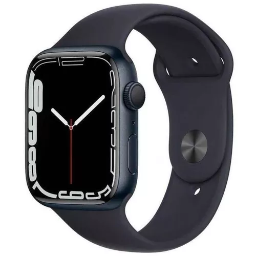 купить Смарт часы Apple Watch Series 7 GPS 45mm Midnight Aluminium Case with Midnight Sport Band MKN53 в Кишинёве 