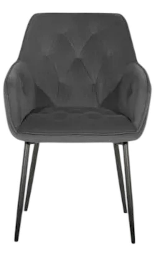 купить Стул Interdepo BEL new Dark Grey Velvet в Кишинёве 