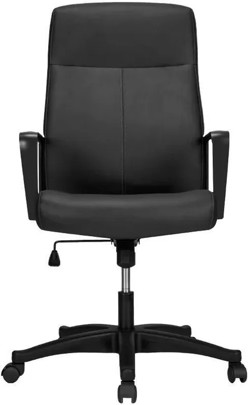 cumpără Fotoliu de birou Deli 4519 эко кожа, черное în Chișinău 