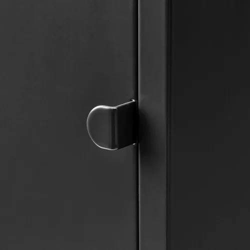 купить Офисный шкаф Ikea Lixhult 140x35x142 (Antracit) в Кишинёве 