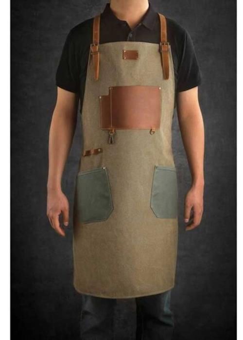 купить Аксессуар для кухни Takumi Sort din piele Kitchen Apron Green в Кишинёве 