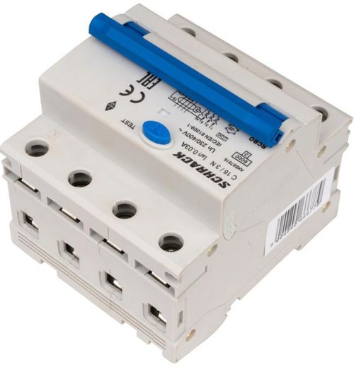 купить Автомат дифференциальный Schrack Technik AK667840 (RCBO) 3+N, AMPARO 6 кА, C 40 А, 30 мА, тип A в Кишинёве 
