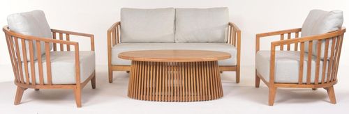 cumpără Mobilier pentru grădină SunYard Set York (canapea tripla, 2 fotolii, masuta) în Chișinău 