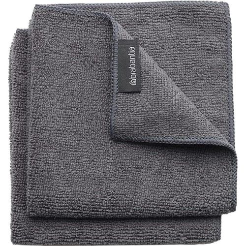 cumpără Accesoriu pentru curățenie Brabantia 11 80 29 Microfibe Dish Cloths Brabantia, Dark Grey, 2 Pieces în Chișinău 