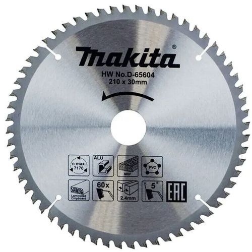 cumpără Disc de tăiere Makita D-65604 Disc ferastrau circ multimaterial 210x30x60 în Chișinău 