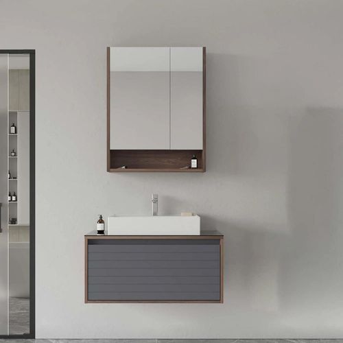 cumpără Dulap pentru lavoar Orka Prato 80 Navaro/Anthracite în Chișinău 