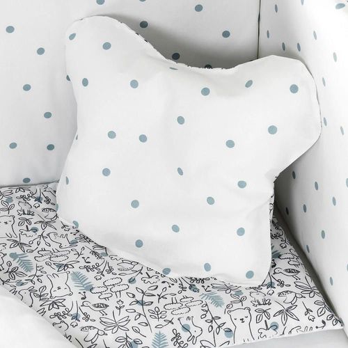 купить Детское постельное белье PernaMea Set lenjerie 8 piese Lovely Giraffe (PM.100262/17) в Кишинёве 