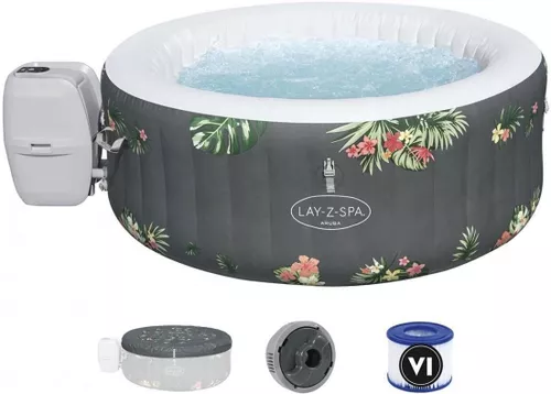 купить Бассейн с джакузи Bestway 60061BW Jacuzzi SPA Aruba AirJet 170x66cm в Кишинёве 