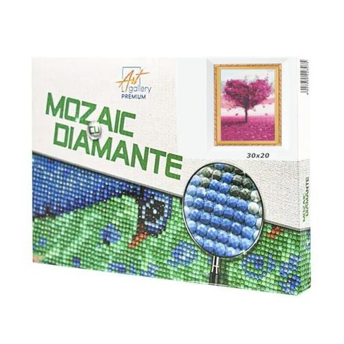 cumpără Tablou pe numere Art Gallery JS24782 Mozaic cu diamante 20x30cm Copac-inima în Chișinău 