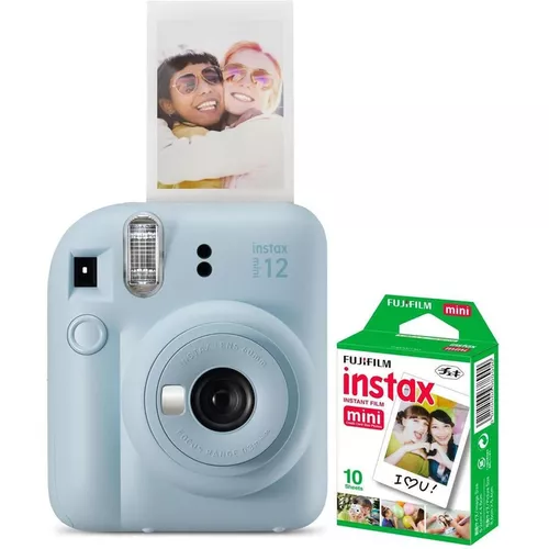 cumpără Aparat foto instant FujiFilm Instax Mini 12 Pastel Blue + Film Mini 2x10 în Chișinău 