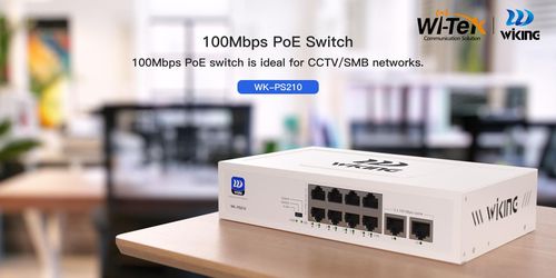 cumpără Switch/Comutator Wi-tek WK-PS210 (8PoE + 2Uplink) în Chișinău 