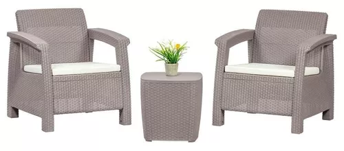 купить Садовая мебель Hydro S Мебель для террасы и балкона Ferrara Star, 2 персоны, цвет капучино в Кишинёве 