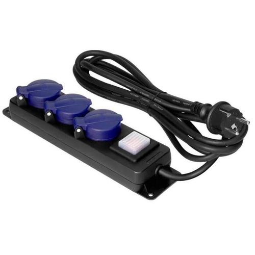 cumpără Prelungitor electric ORNO ORAE13296GS5M 3 locuri 16a 5m ip44 în Chișinău 