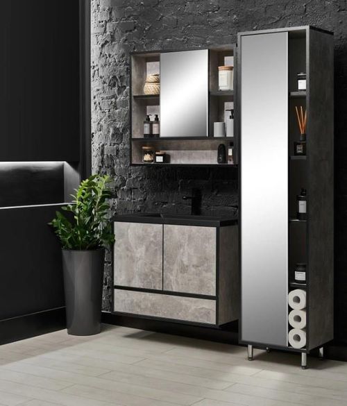 cumpără Dulap pentru lavoar Montebella Set 56.01 800*400 LOFT Pantera în Chișinău 