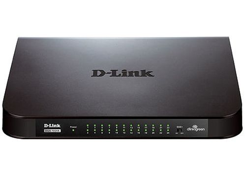 купить D-Link DGS-1024A/B1A L2 Unmanaged Switch with 24 10/100/1000Base-T ports, 8K Mac address, Auto-sensing, Plastic case (retelistica switch/сетевой коммутатор) в Кишинёве 