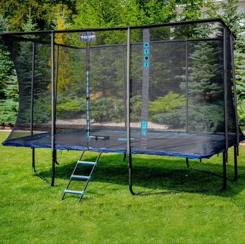 cumpără Trambulină Thunder Outside Phenom 8ft*12ft, 244x366 Cm, Blue în Chișinău 