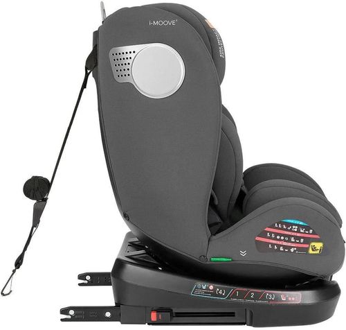 купить Автокресло Kikka Boo 31002100102 i-Moove 2 Dark Grey i-Size, 40-150cm в Кишинёве 