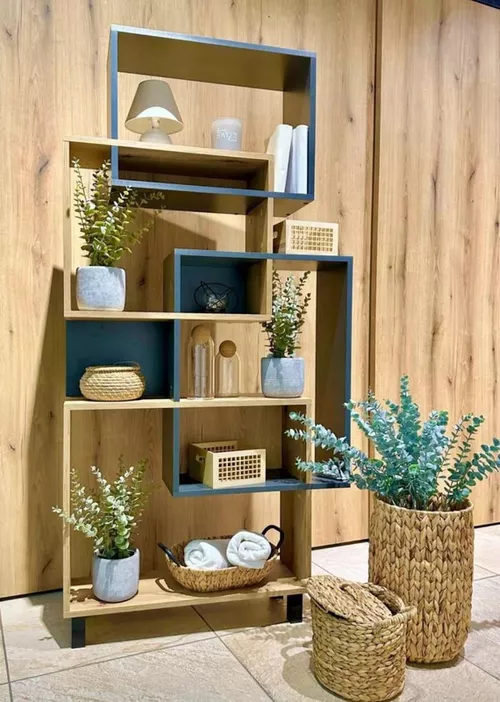 купить Офисный стеллаж Fabrik Home Josse антрацит\ дуб эвок в Кишинёве 