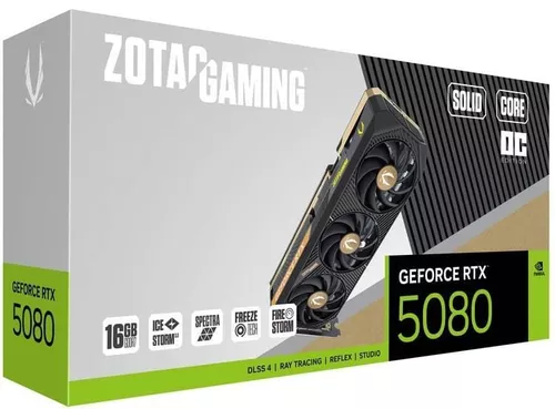 cumpără Placă video ZOTAC GeForce RTX 5080 SOLID Core OC 16GB GDDR7, 256bit în Chișinău 