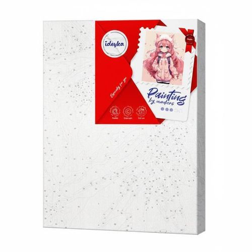 купить Картина по номерам Ideyka KHO5119 30x40cm Eco, Fata magica в Кишинёве 