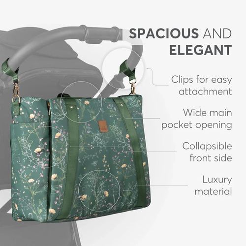 cumpără Geantă pentru mama Kikka Boo 31108020102 Geanta pentru mame Florence Secret Garden Green în Chișinău 