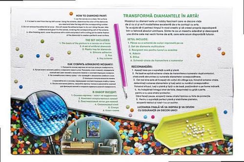 cumpără Tablou pe numere Art Gallery GA82884 Mozaic cu diamante Panda nostima 40x50cm în Chișinău 