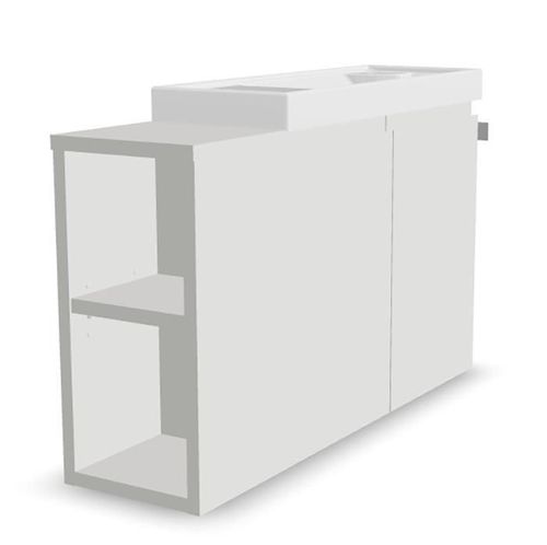 cumpără Dulap pentru lavoar Orka FERLA 80 Cashmere matt în Chișinău 