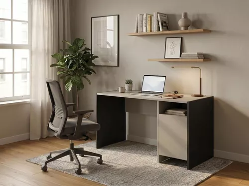cumpără Masă de birou Fabrik Home Lori 16мм кашемир, антрацит în Chișinău 