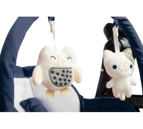 cumpără Scaun de masă Caretero 7652 Стульчик+Качели Indigo Чёрно-Синие în Chișinău 