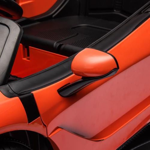 cumpără Mașină electrică pentru copii Kids car 8350093-2R_Orange McLaren 765LT, 12V7AH, scaune din piele în Chișinău 