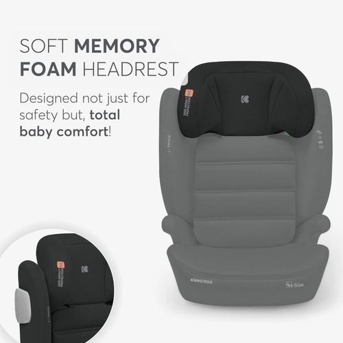 купить Автокресло Kikka Boo 41002150014 i-Track Black, cu isofix, 100-150 cm в Кишинёве 