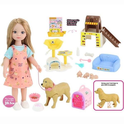 cumpără Păpușă Essa 92068-C Micuța Milli, cu cățeluș în Chișinău 