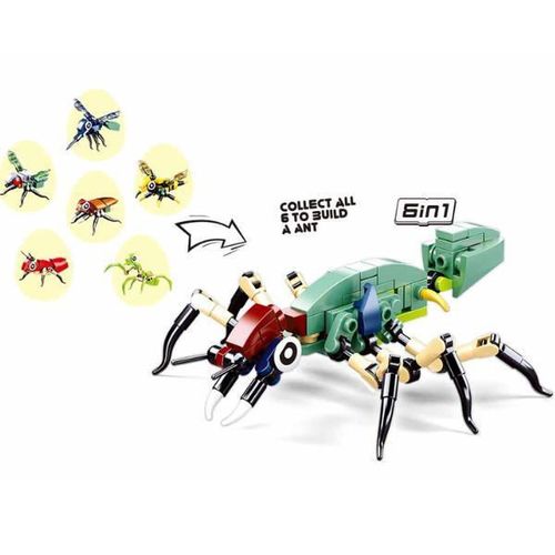 купить Конструктор Sluban B1068 Set-surpriza de constructie Insecte in ou 40-54elem. в Кишинёве 