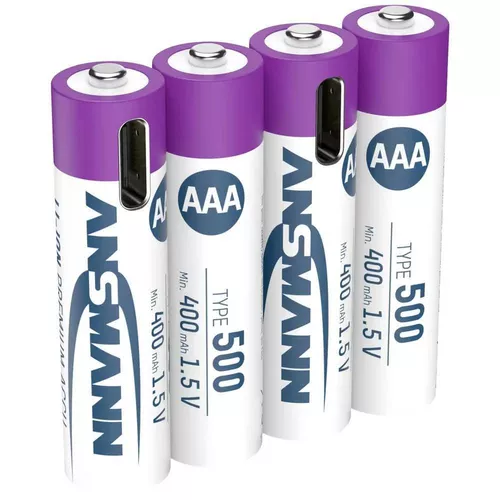 cumpără Acumulator Ansmann 1311-0028 Li-Ion AAA 500 (400 mAh) 4p. blister în Chișinău 