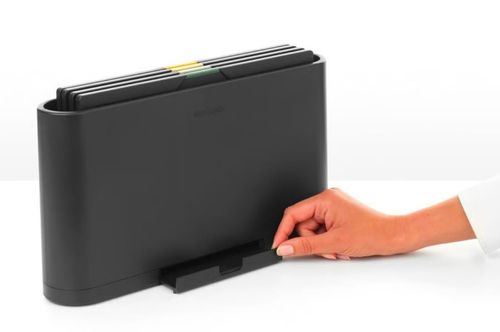 купить Доска разделочная Brabantia 22 94 66 Tasty+ Dark Grey, 4 pcs в Кишинёве 