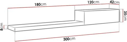 купить Тумба напольная для TV Mirjan Rifo/Life White/White Gloss в Кишинёве 