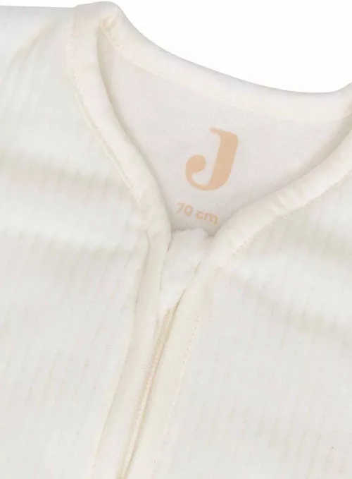 купить Детское постельное белье Jollein 016-542-67106 rotund cu maneci detasabile Rib Ivory, 110 cm в Кишинёве 