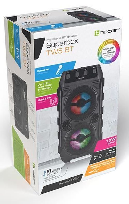 купить Колонка портативная Bluetooth Tracer Superbox TWS в Кишинёве 