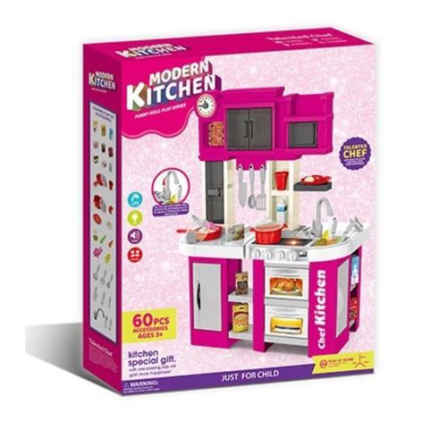 купить Игрушечная кухня и посуда Essa 922-167 Set de joacă Magia culinară, 60elem в Кишинёве 