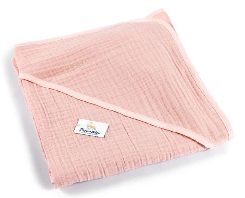 cumpără Accesoriu pentru baie PernaMea Prosop 90x90cm Muslin Mod-2 Roz (PM.101349/15) în Chișinău 
