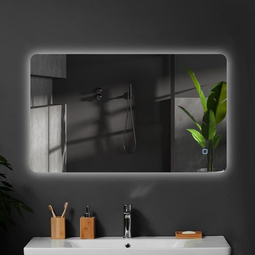 купить Зеркало для ванной Bayro Moon 1000x600 LED touch нейтральный в Кишинёве 