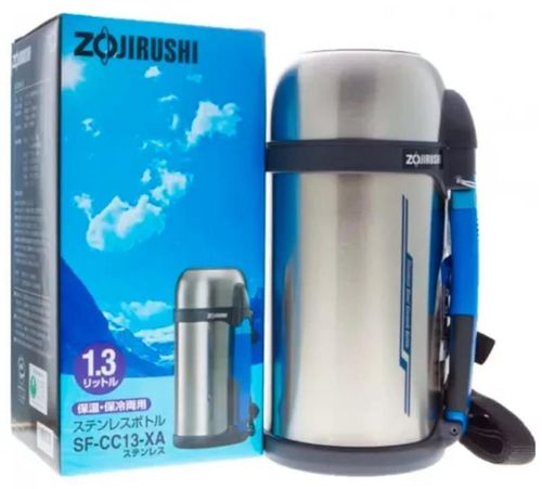 купить Термос для напитков Zojirushi SF-CС13ХA 1.3L steel-grey в Кишинёве 