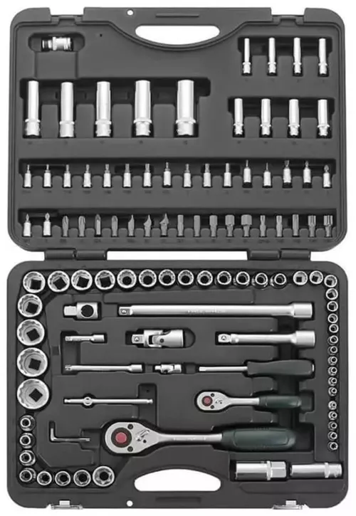 купить Набор ручных инструментов Force 41082-9 Набор инструмента 1/4 и 1/2 12-гр. 108 пр. в Кишинёве 