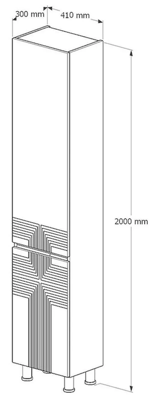 купить Шкаф-пенал miscellaneous RUAN Alb St. в Кишинёве 