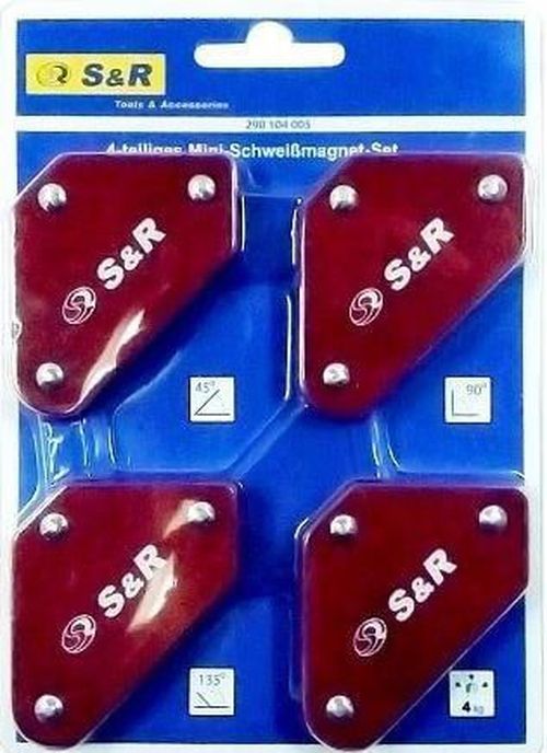 купить Магнитный держатель для сварки S&R 290104005 Набор магнитов для сварочных насадок (4 шт.) в Кишинёве 