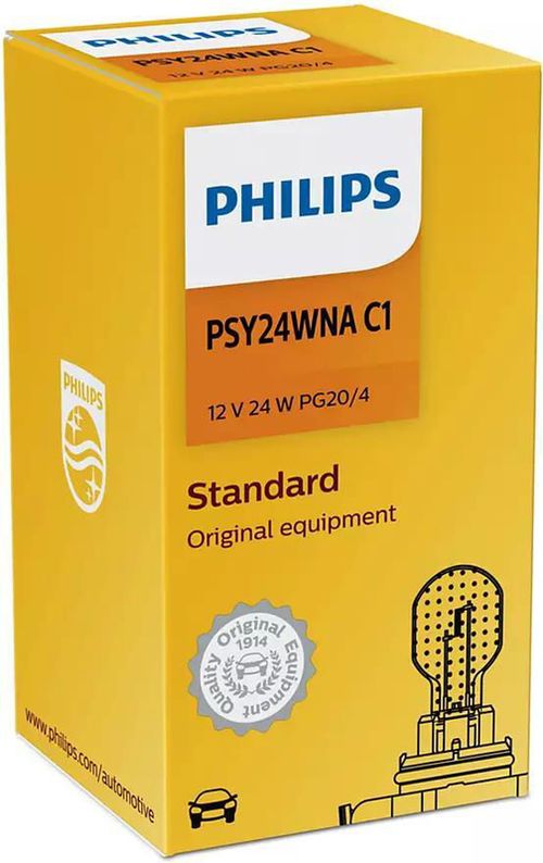 купить Автомобильная лампа Philips PSY24W 12V 24W PG20/4 (12188NAC1) в Кишинёве 