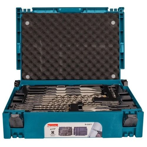 купить Набор головок, бит, насадок Makita B-53877 Set makpac 17 dalti si burghie beton в Кишинёве 